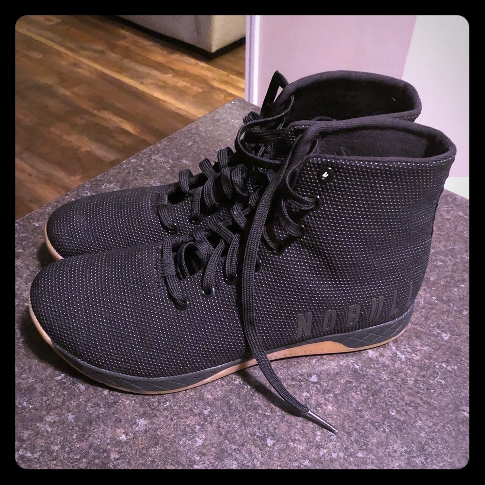 Size 11.5 Black No Bull Project Hi top trainers